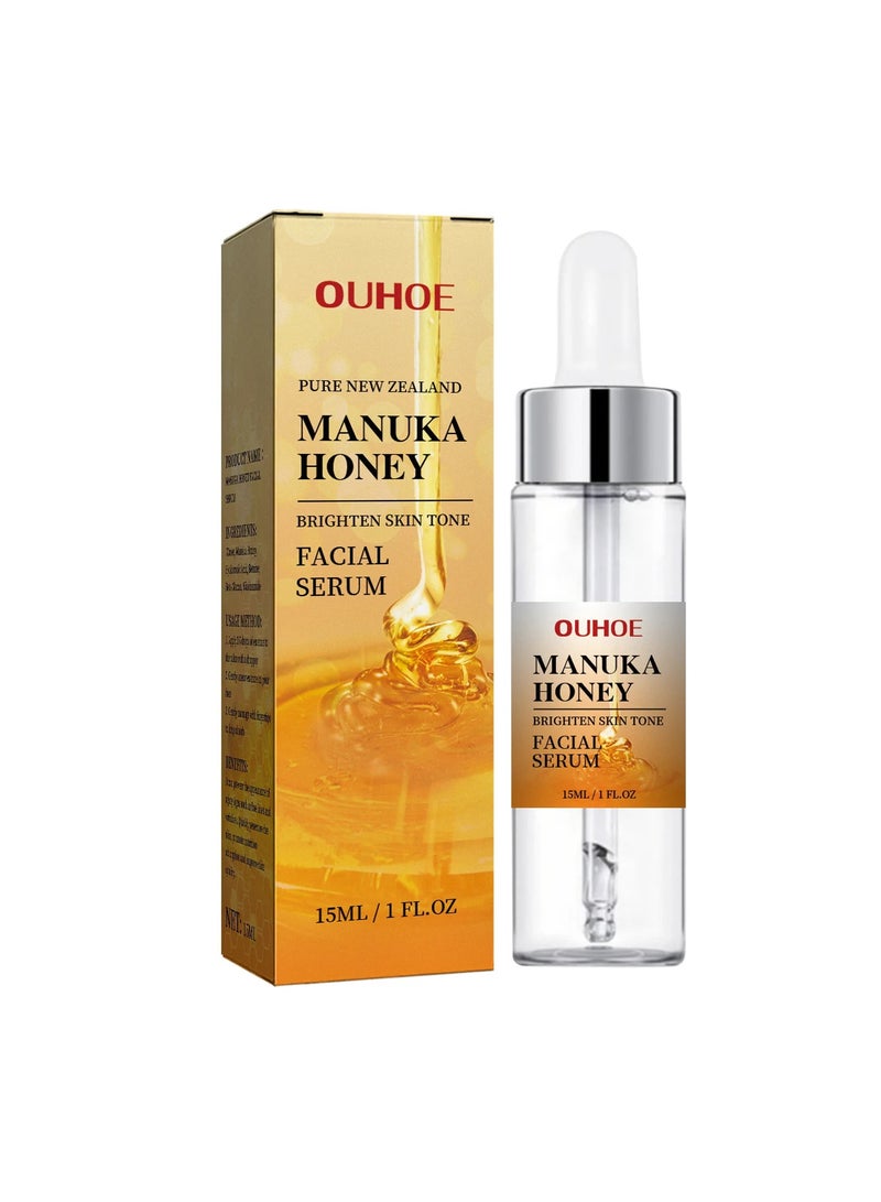 Honey Bee Royal Propolis Serum, Manuka Honey Anti Age Firming Face Essence, Gentle Moisturizing Pore Reducer Serum,  Quickly Absorb Hydrating Facial Serum For Dry Skin And Sensitive Skin
