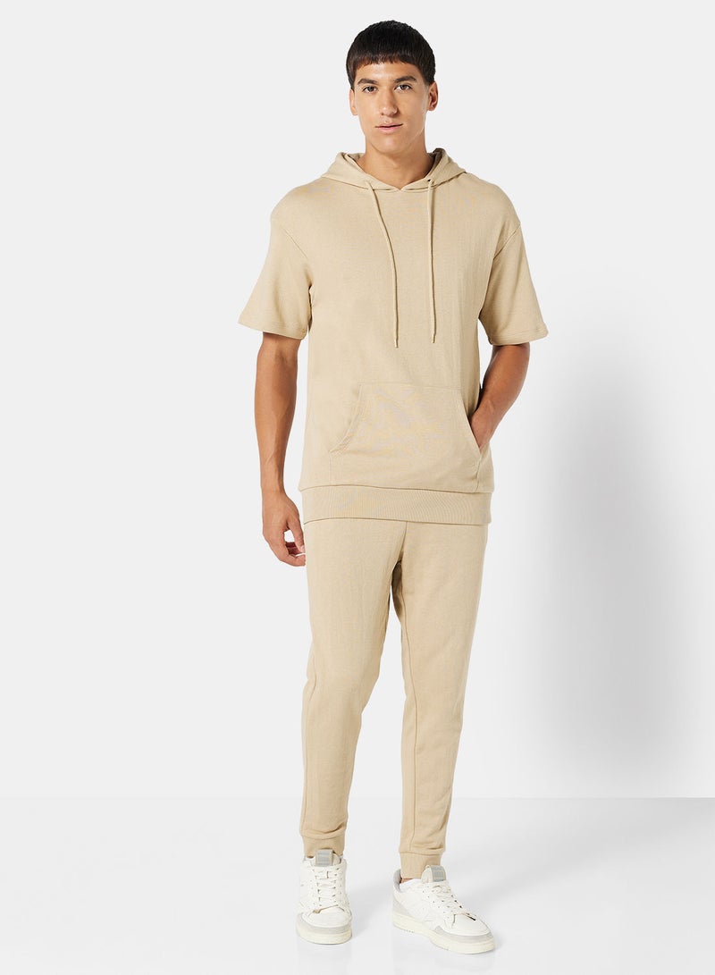 Basic Relaxed Fit Tracksuit Set