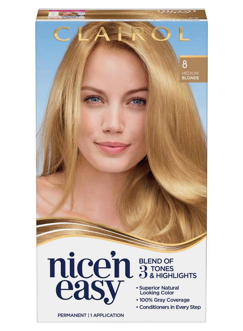 Nice'n Easy Permanent Color 8 Natural Medium Blonde