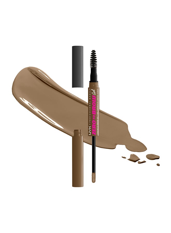 Zero To Brow Longwear Brow Gel - Taupe