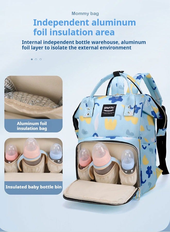 Large Capacity Portable One-shoulder Baby Diaper Bag Durable Mother And Baby Travel Bag
