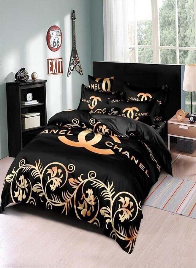 Chanel Bedsheet Set 6pcs in Cotton Material