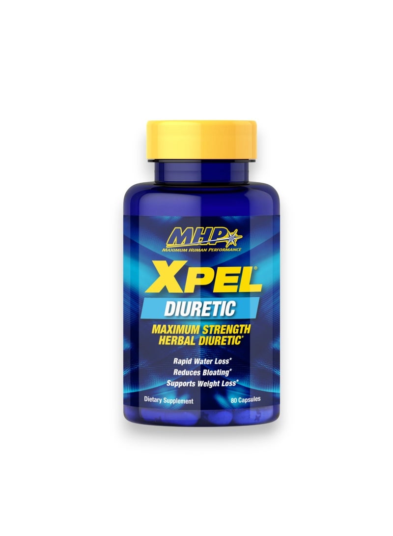 Xpel Diuretic, 80 Capsules, 20 Servings