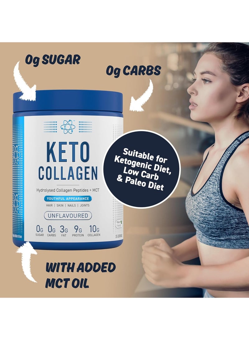 Applied Nutrition Keto Collagen Unflavored 325 gram 25 serving