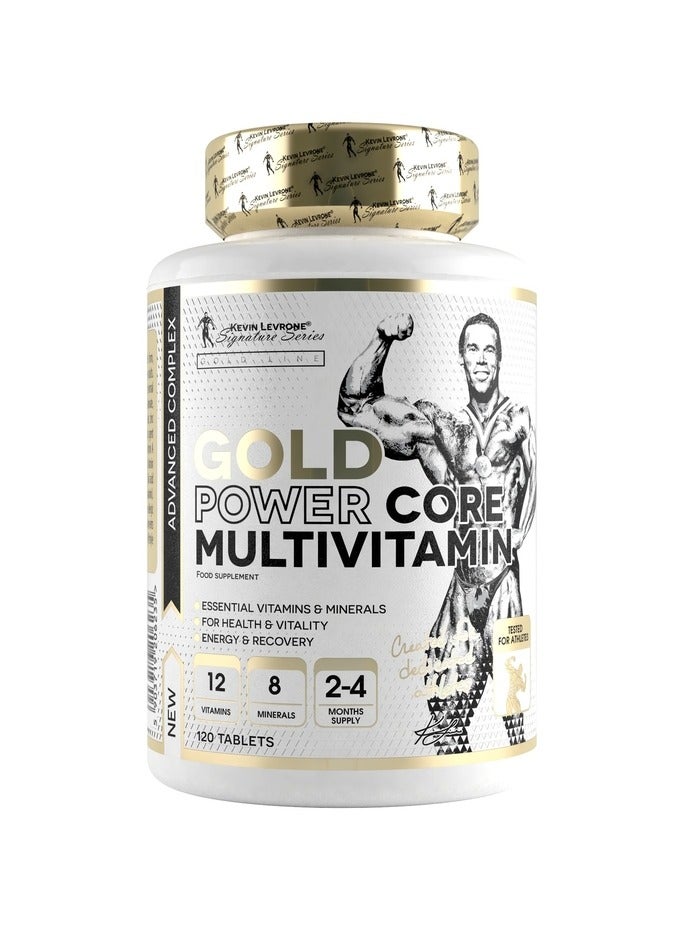 Kevin Levrone Gold Power Core Multivitamin 120 Tablets 120 Serving