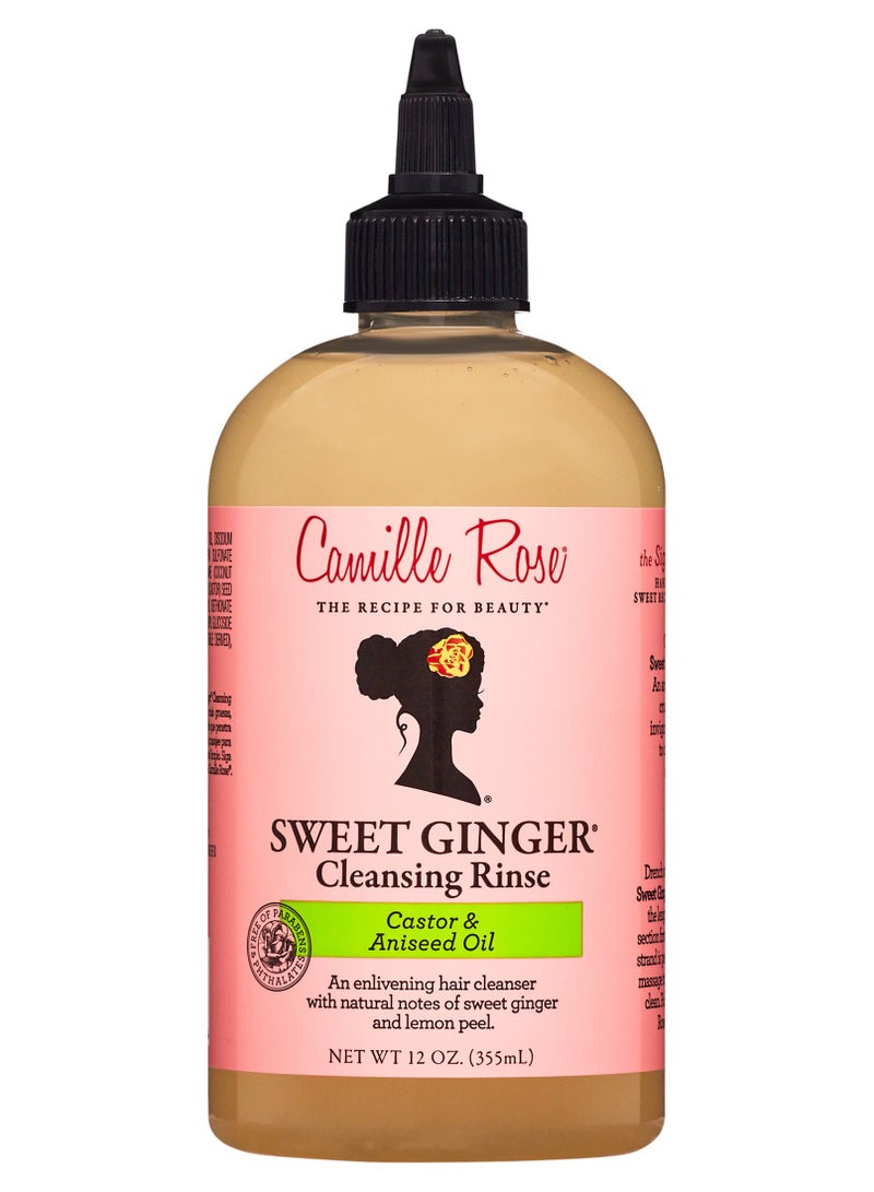 Sweet Ginger Cleansing Rinse With castor & Aniseed oil -12 Oz, 355 ml-