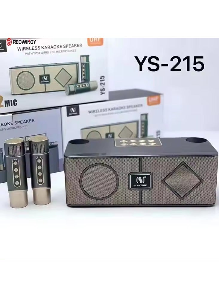 Karaoke Sound System Portable Karaoke Outdoor Rock Speakers Ys-215 Grey