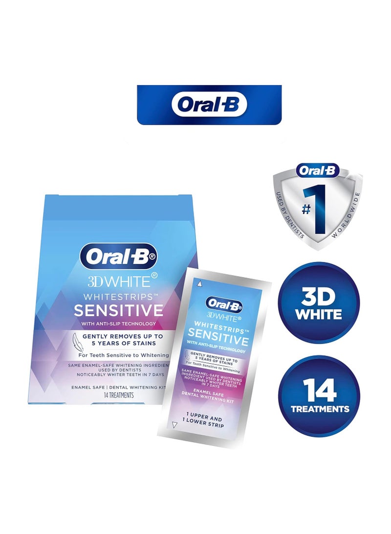 Oral-B 3D White Sensitive Whitestrips 14 treatemeant