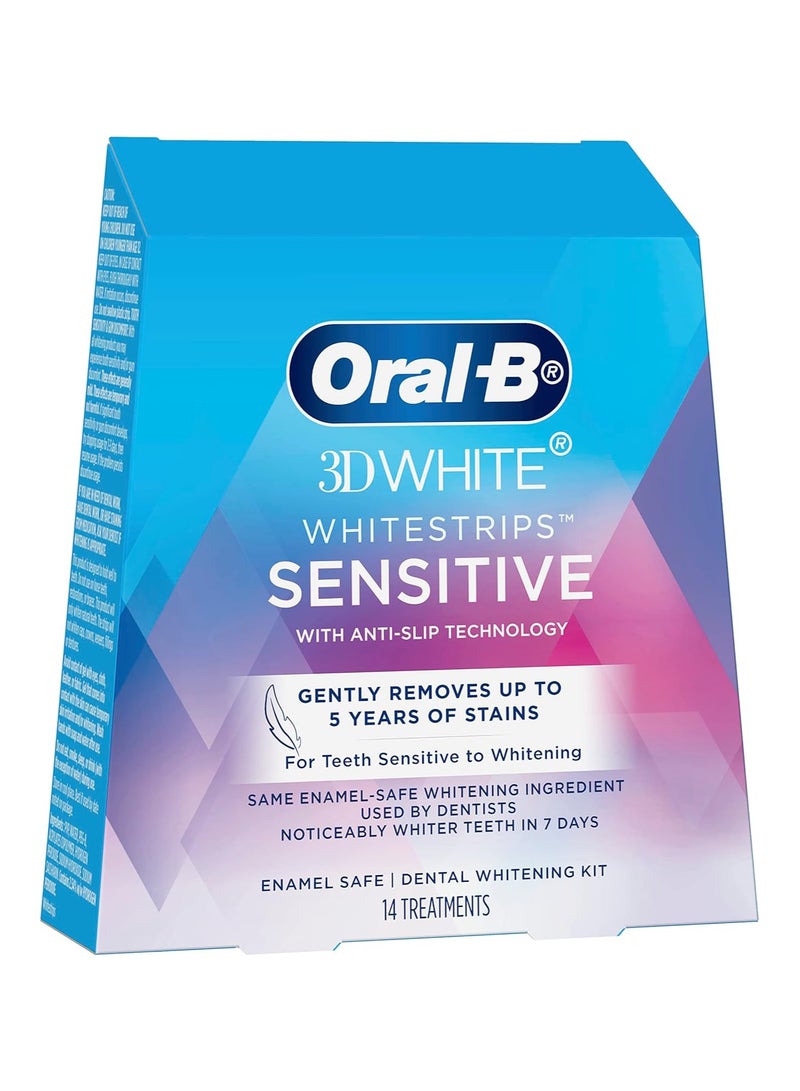 Oral-B 3DWhite Sensitive Whitestrips 14 treatemeant