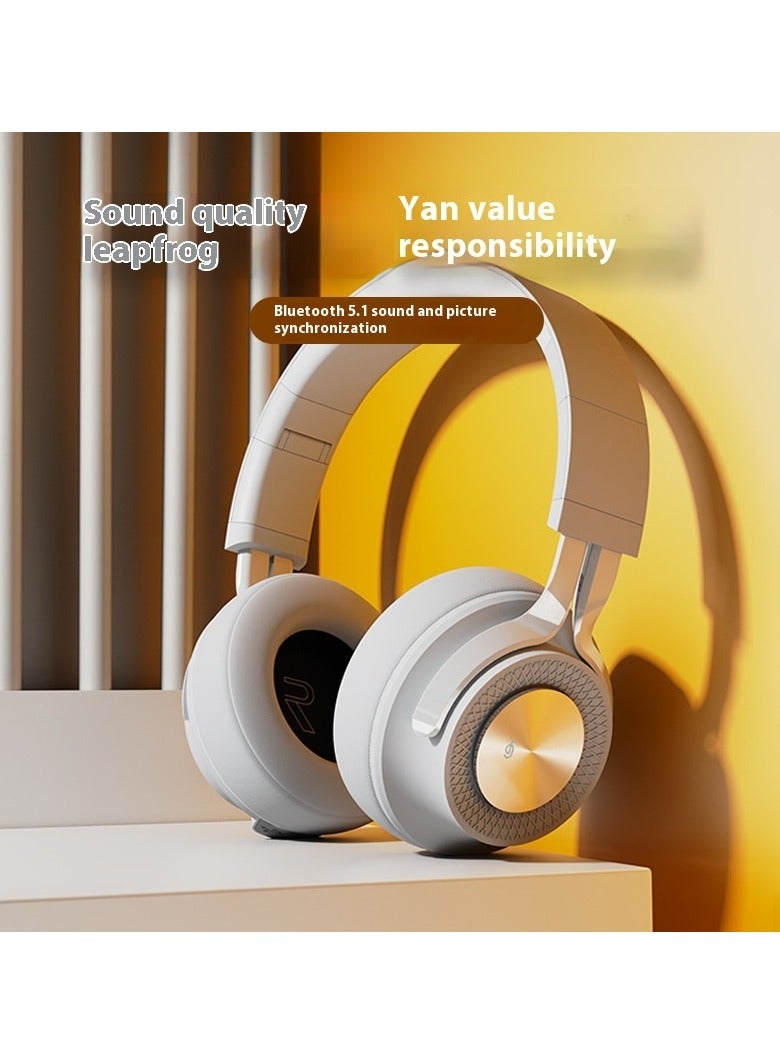 Active Noise Canceling Headphones, 40 Hour Playtime, High Resolution Audio, Memory Foam Earcups, Travel Bluetooth Headset, Gray