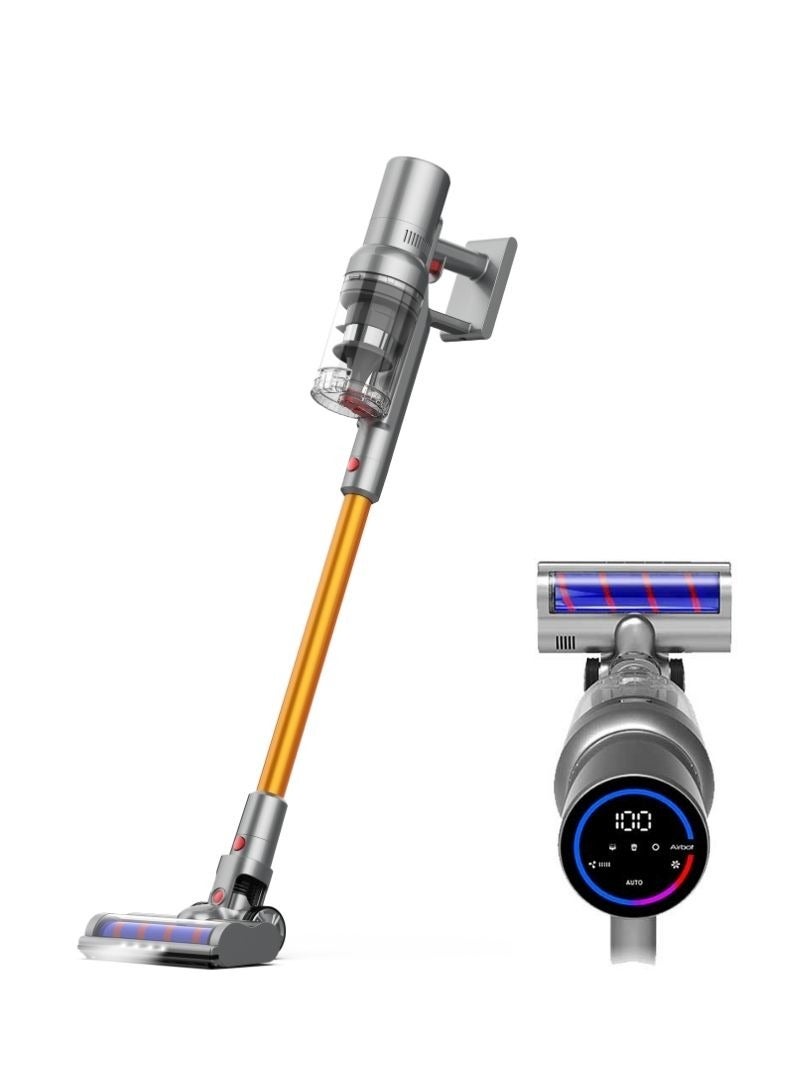 AIRBOT Hypersonics Pro Cordless Vacuum Cleaner, Stick Vacuum with 27Kpa Powerful Suction, 250W Up to 45mins Runtime, LED Display, Lightweight Handheld Vacuum for Hard Floor Carpet