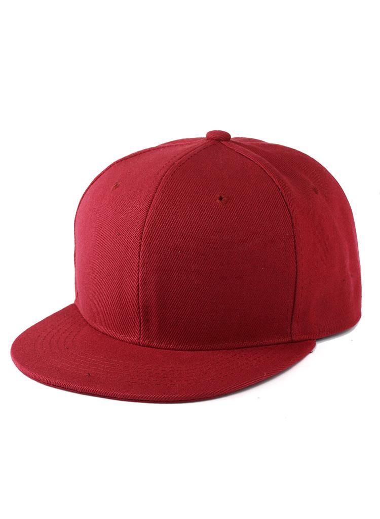 1Pcs Hip hop personality baseball cap summer sunshade hat Red C