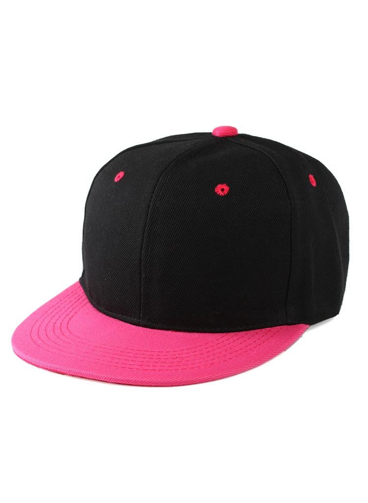 1Pcs Hip hop personality baseball cap summer sunshade hat black/pink
