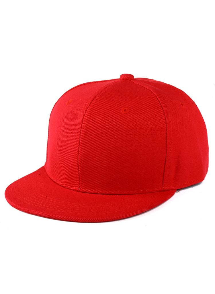 1Pcs Hip hop personality baseball cap summer sunshade hat Red A