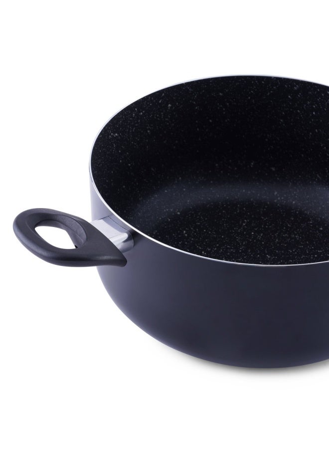 Wilson Cooking Pot With Lid Dia28cm - Black