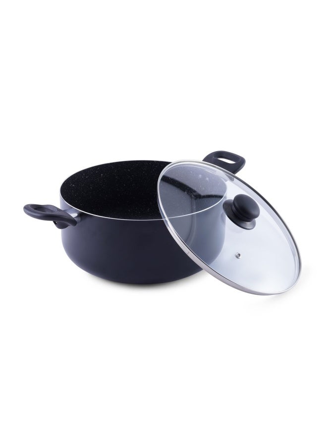 Wilson Cooking Pot With Lid Dia28cm - Black