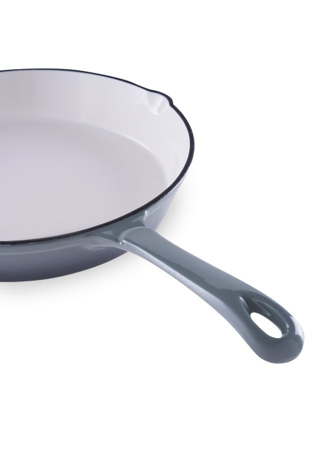 Glazura Enameled Cast Iron Fry Pan 35X20X4cm - Ombre Grey