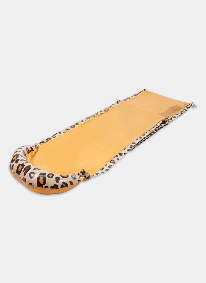 Swim Essentials  Single Waterslide Beige Leopard Sprinkler, Suitable for Age +3