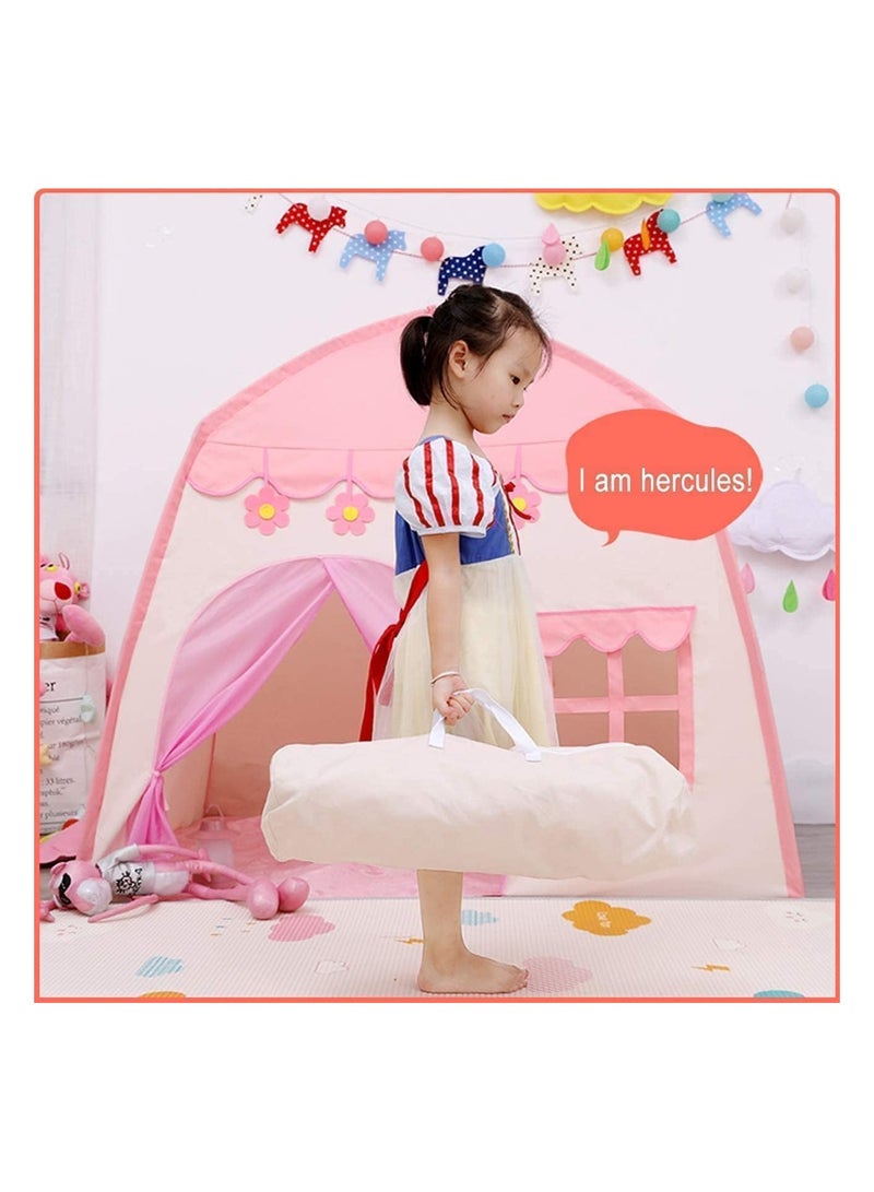Princess Tent Girls Playhouse Kids Castle Play Tent for Children Indoor and Outdoor Play