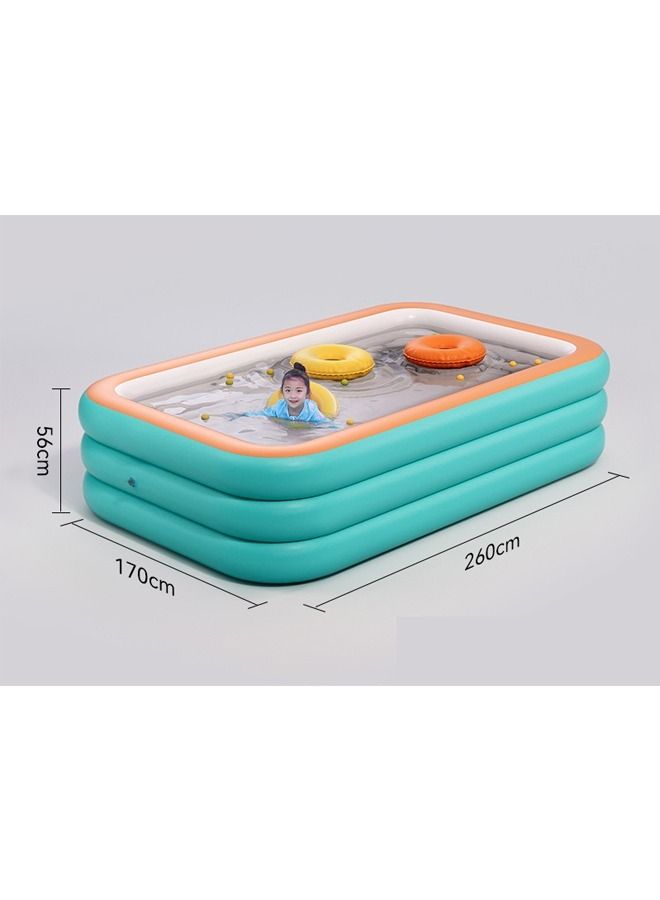 Inflatable 3 Layer Swimming Pool 260 CM