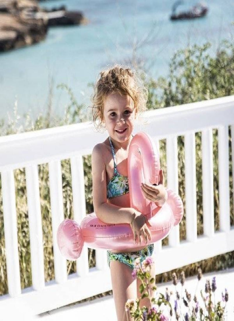 Swim Essentials  Splitring Rose Gold Flamingo 56 cm diameter, Suitable for Age +3