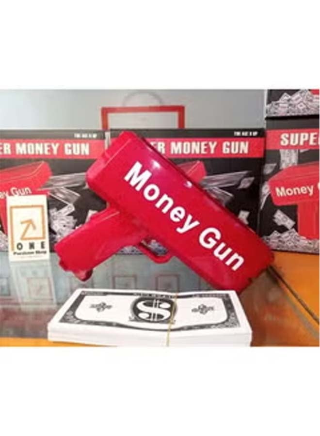 Imaginative Portable Lightweight Fun Loving Entertain For Kids Money Gun ‎With Fake Money ‎Assorted ‎10x58x24.4cm