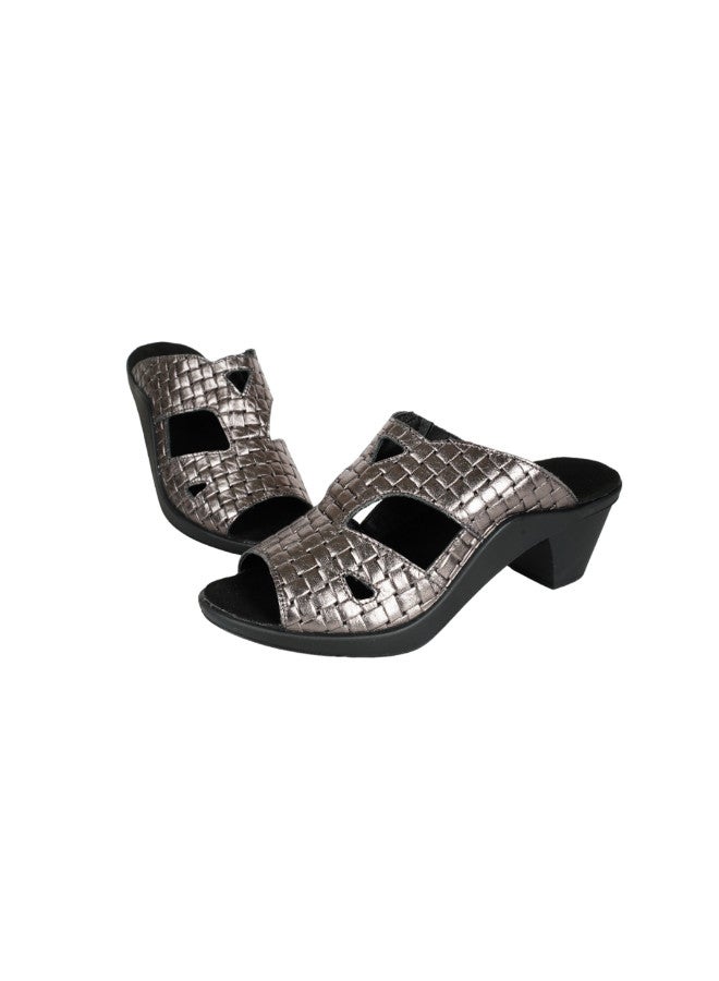 117-370 Romika Ladies Mokasetta Sandals 27177 Platin