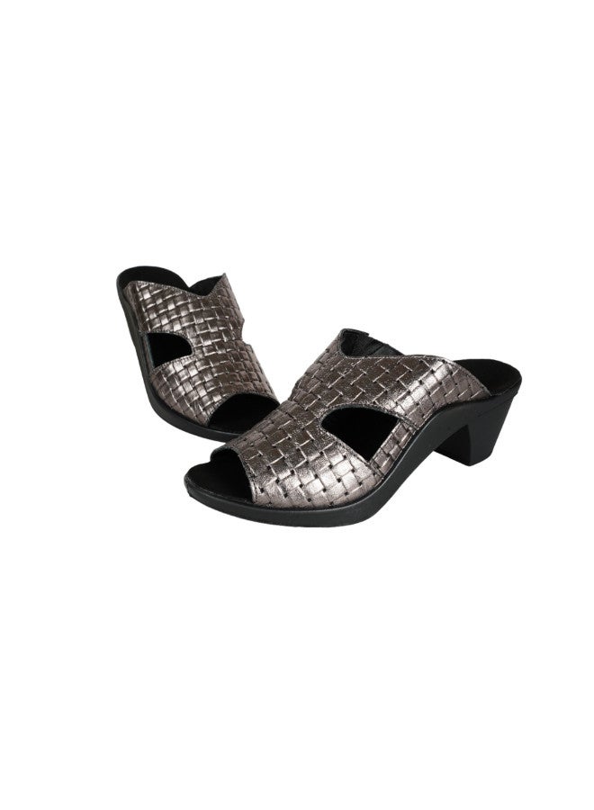 117-376 Romika Ladies Mokasetta Sandals 27173 Platin