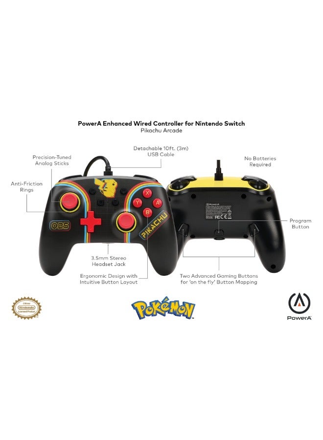 Enhanced Wired Controller for Nintendo Switch - Pokemon Arcade (Nintendo Switch)