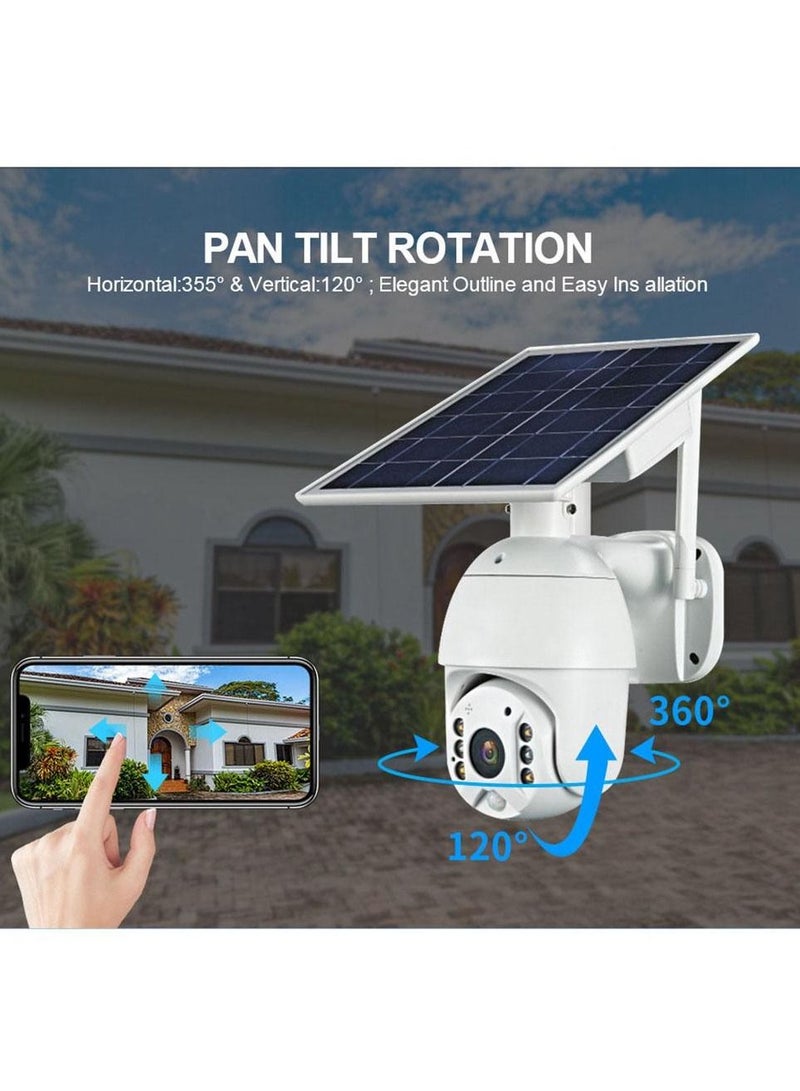 Rbx S10 Low Power Wifi Solar Camera 1080P Hd Solar Panel Outdoor Surveillance Waterproof CCTV Camera