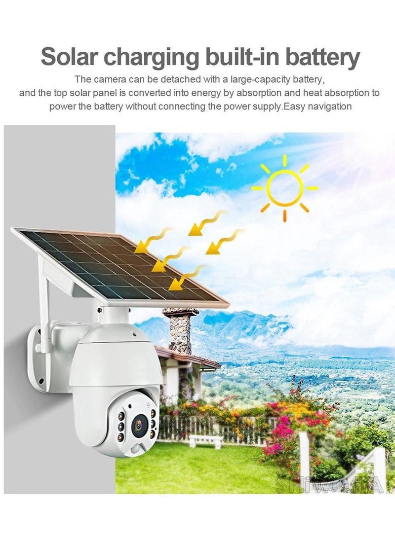 Rbx S10 Low Power Wifi Solar Camera 1080P Hd Solar Panel Outdoor Surveillance Waterproof CCTV Camera