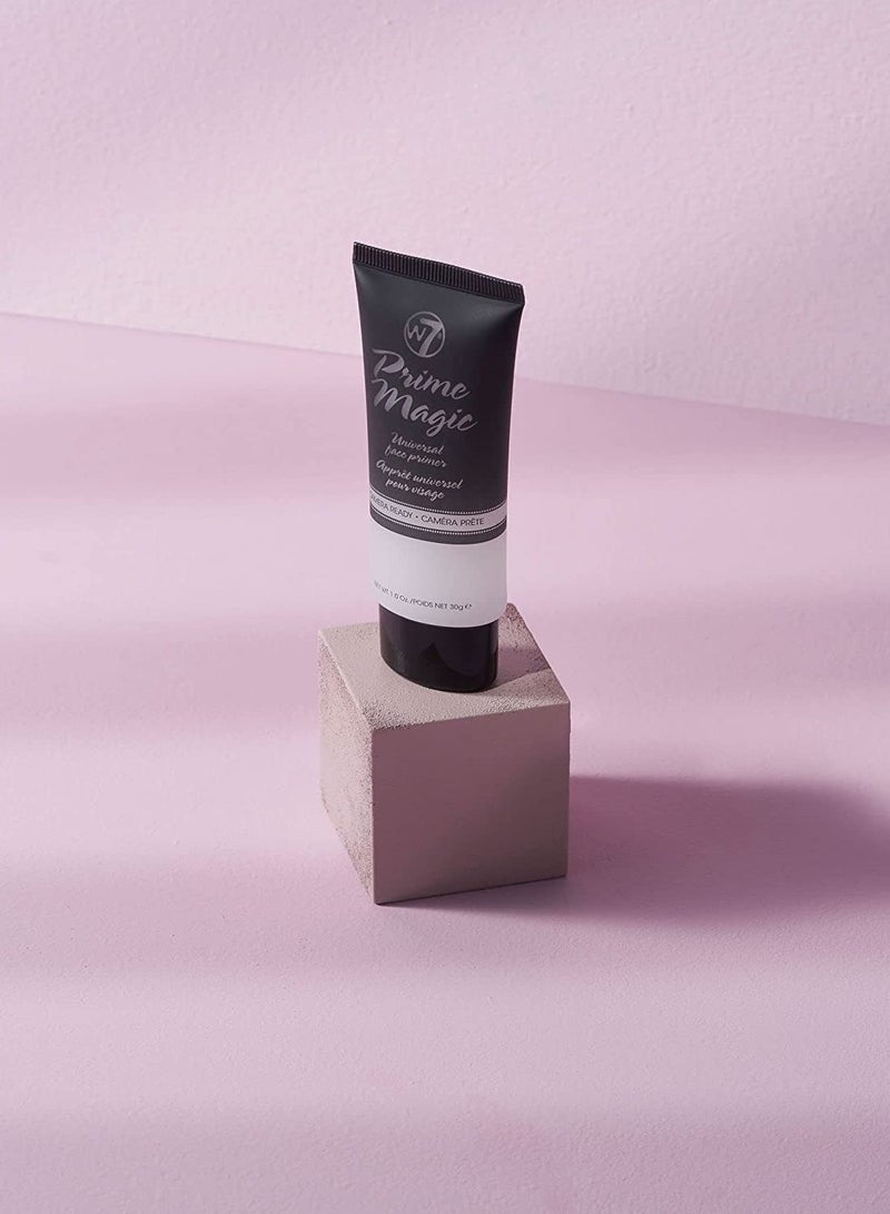 W7 Prime Magic Face Primer - Clear Makeup Base Priming Formula For Flawless Skin - Vegan Makeup - 2 Pack
