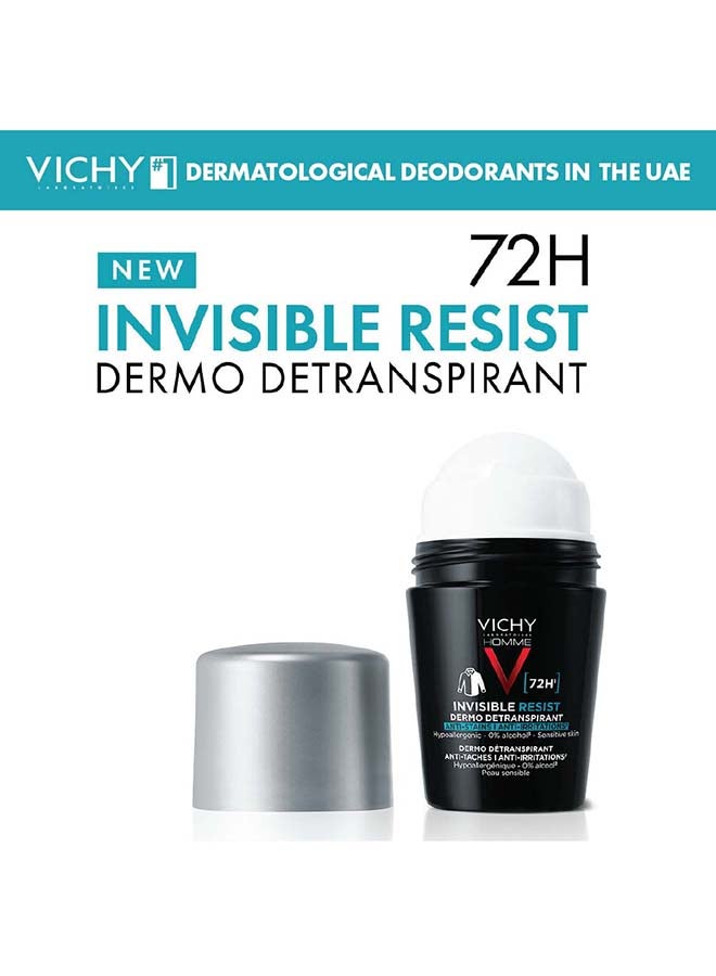 72 Hours Invisible Resist Deodorant For Men Clear 50ml