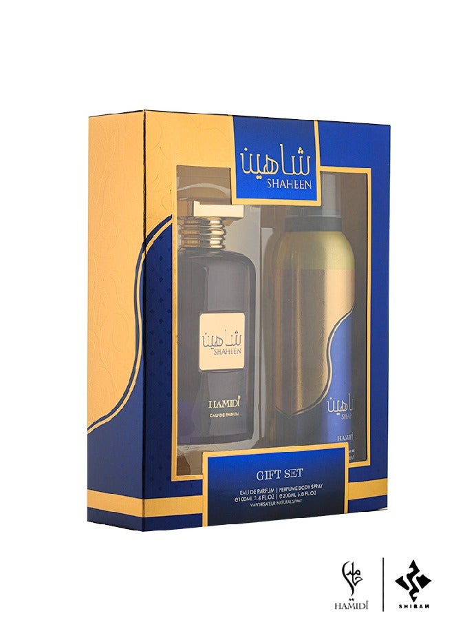 Shaheen - Luxury Perfume Gift Set - Eau De Parfum 100ml + Body Spray Deo 200ml (unisex)