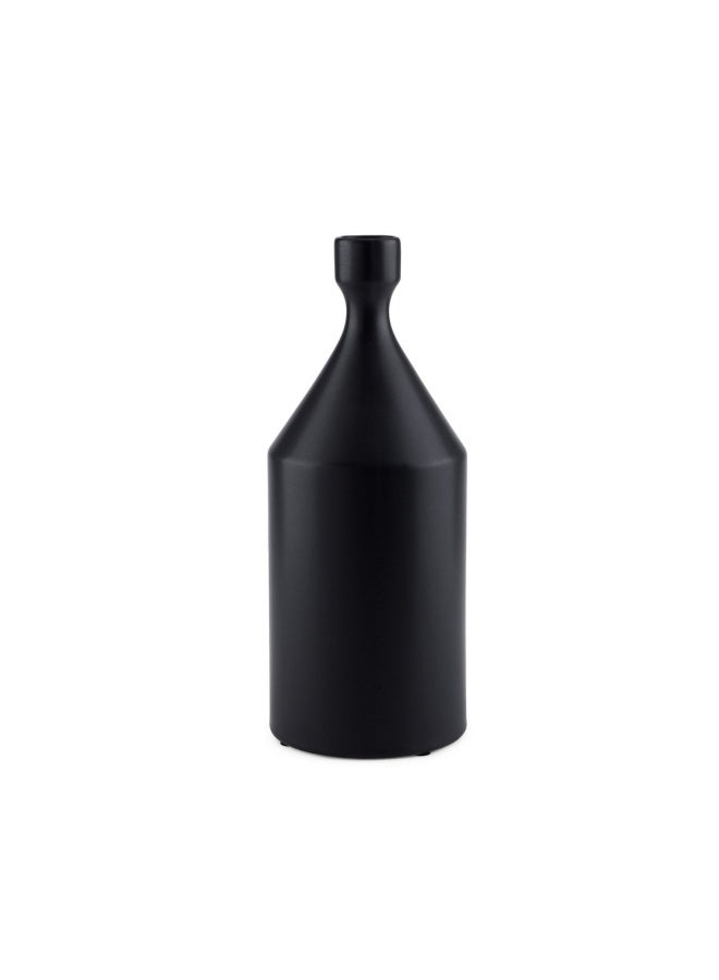 Haley Decor Vase 12.5X12.5X31cm - Black