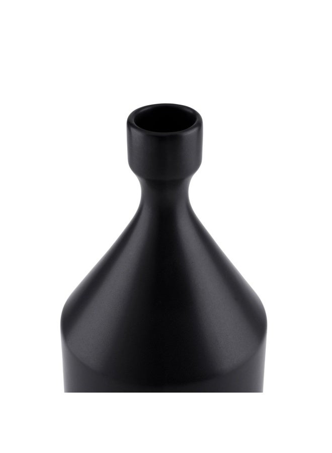 Haley Decor Vase 12.5X12.5X31cm - Black