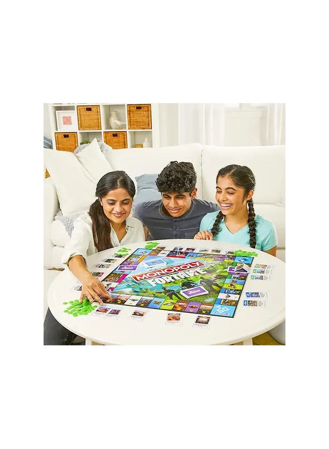 Hasbro MONOPOLY: Fortnite Collector's Edition Board Game Inspired by Fortnite Video Game