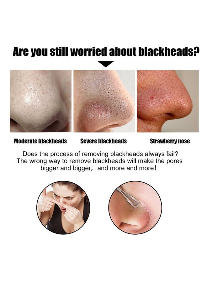60 pcs Nose Plants Pore Strips, Deep Cleaning And Shrink Pores, Absore Grease, Remove Blackheads Nose Patch 30g
