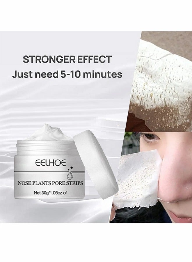 60 pcs Nose Plants Pore Strips, Deep Cleaning And Shrink Pores, Absore Grease, Remove Blackheads Nose Patch 30g