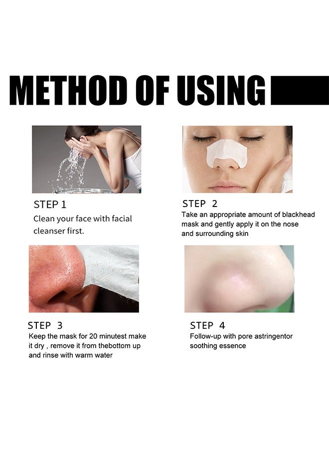 60 pcs Nose Plants Pore Strips, Deep Cleaning And Shrink Pores, Absore Grease, Remove Blackheads Nose Patch 30g