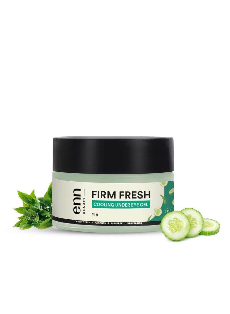 Enn Beauty Firm Fresh Cooling Under Eye Gel 15g To Reduce Dark Circle Puffiness Tired And Fatigued Eyes Dryness Wrinkles And Fine Lines Under Eyes