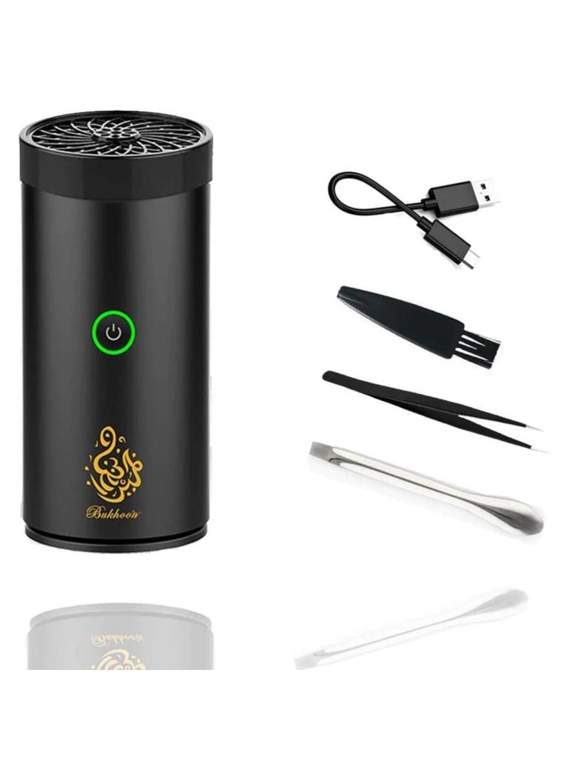 Portable Bakhoor USB Rechargeable Smart Electronic Incense Burner For Home And Car