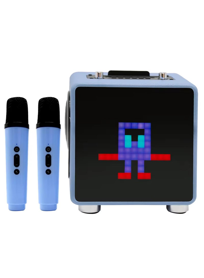 KBQ-2206 Bluetooth Portable  Karaoke Speaker Subwoofer Sound System Blue