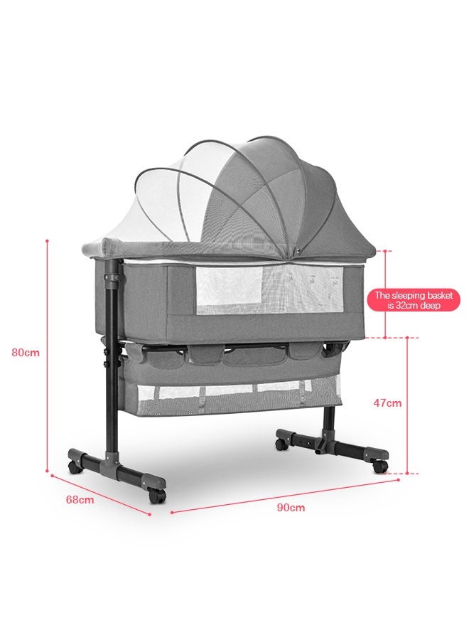 Multifunctional Portable Folding Baby Bedside Crib Bassinet