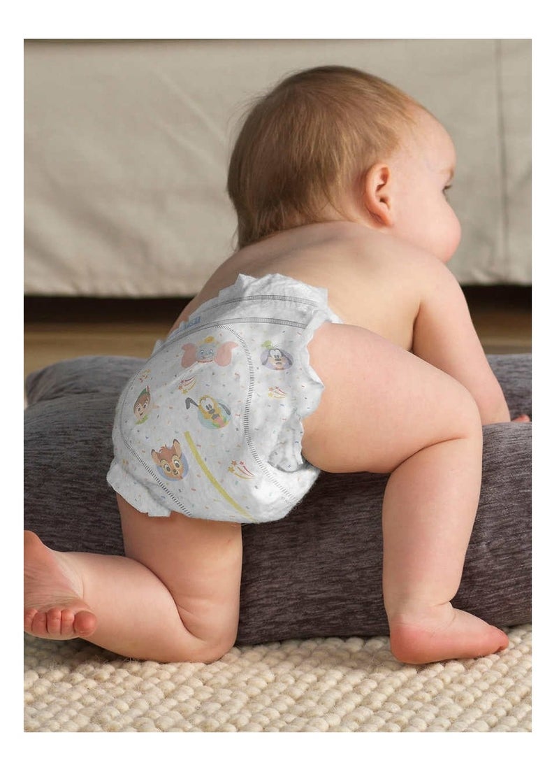 174-Piece Little Movers Plus With 2 in 1 Skin Protect Limited Edition Baby Diapers Size 4