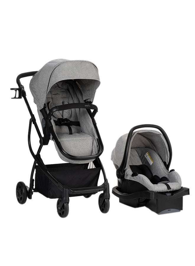 Omni Plus Baby Stroller Trolley System With Infant Carrier Baby Car Seat Grey