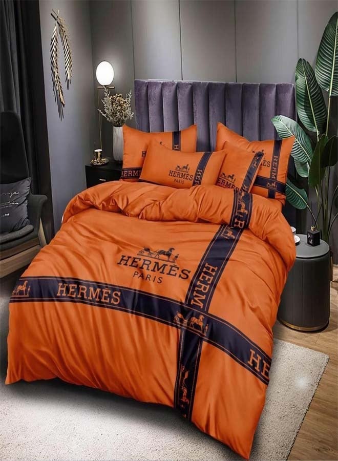 Hermes Bedsheet Set 6pcs in Cotton Material