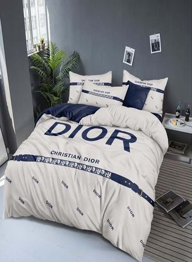 Dior Bedsheet Set 6 pcs in Cotton Material