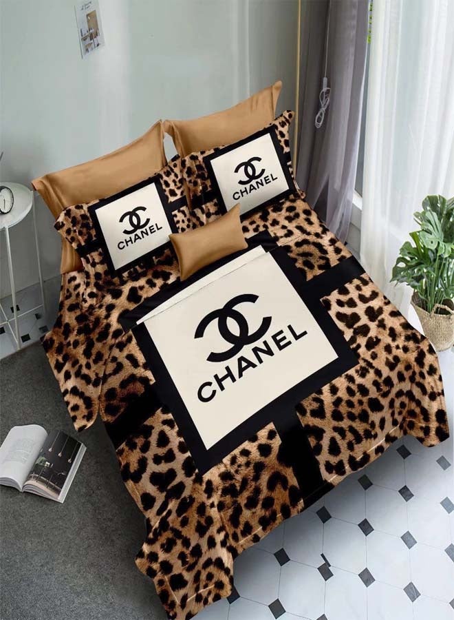 Chanel Bedsheet Set 6pcs in Cotton Material