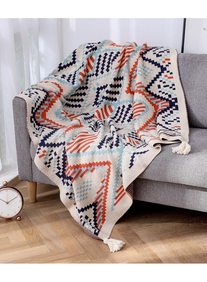 Simple Knitted Air-Conditioned Room Nap Blanket, Sofa Blanket